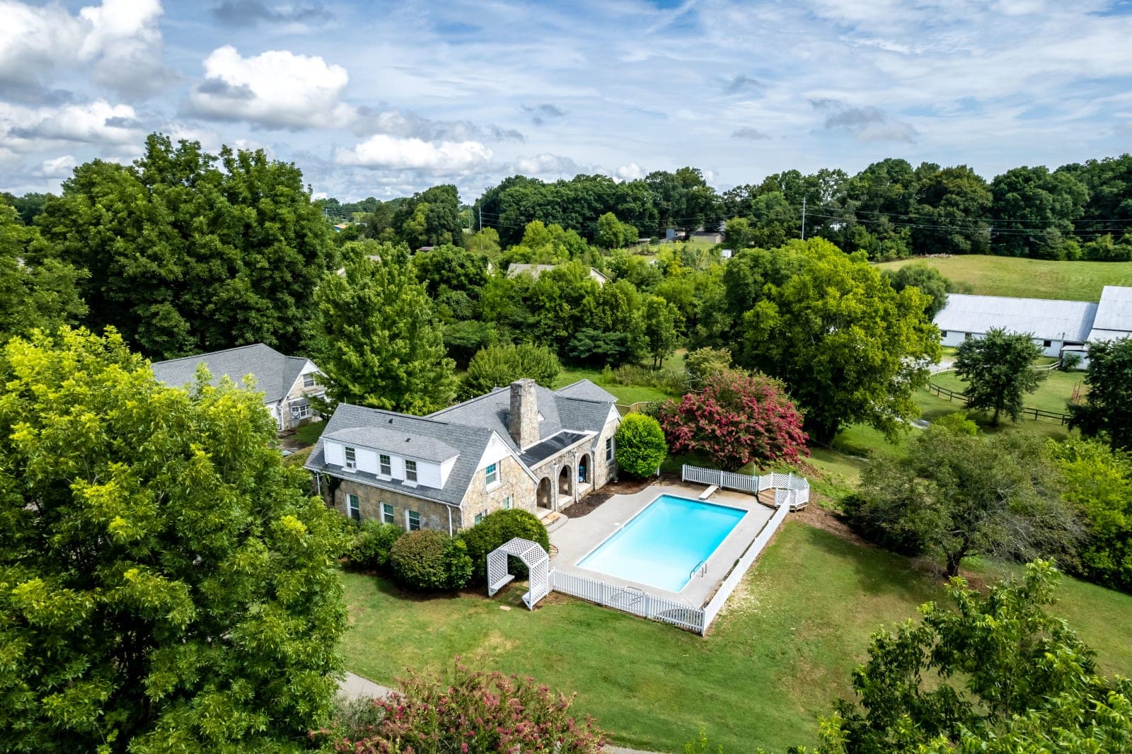 Entire Tranquil Mountain Estate on 9 Acres | Luxury Farmhouse + Cottage